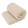 Tissu en laine de mouton tricotée - beige