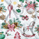 Tissu en coton - Noël à bascule blanc II