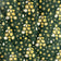 Tissu en coton - Sapins de Noël dorés sur fond vert