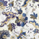 Tissu en coton - motif oriental, or et bleu