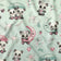 Tissu en coton - Pandas pastel