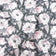 Tissu en coton - Fleurs de pivoines sur fond gris