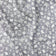 Tissu en coton - Crânes de pirate sur fond gris