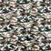 Tissu en coton - Petit camouflage marron militaire