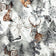 Tissu en coton - Paysage d'hiver, gris