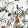 Tissu en coton - Paysage d'hiver, vert