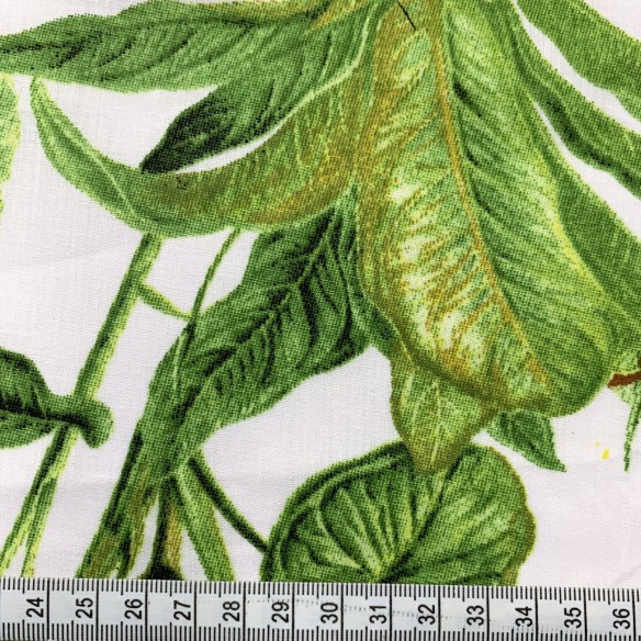 Tissu en coton - Lys verts