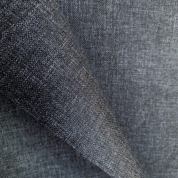 Tissu imperméable - Imitation lin gris