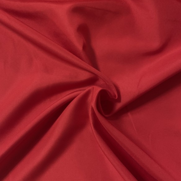 Doublure Polyester PONGEE - Rouge