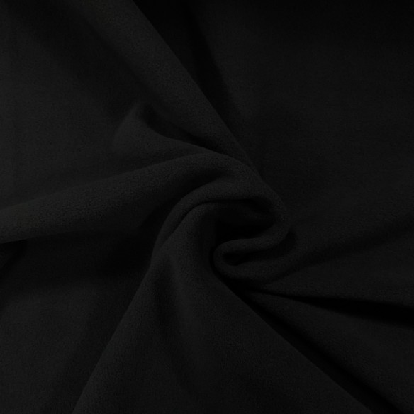 Tissu Maille Polaire - Noir
