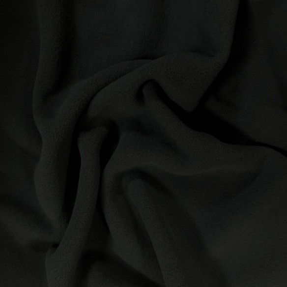 Tissu Maille Polaire - Noir
