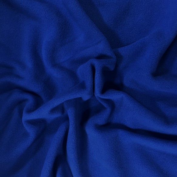 Tissu Maille Polaire Bleu Bleuet
