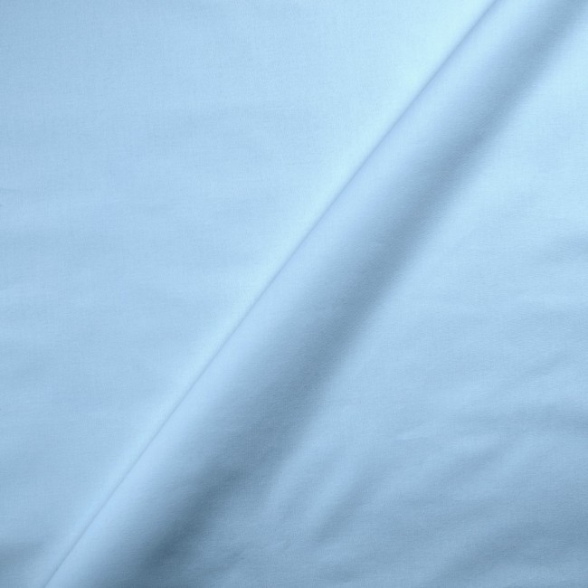 Tissu en coton - Bleu ciel uni