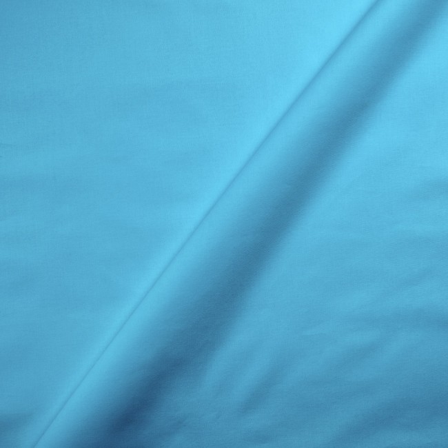 Tissu en coton - Turquoise foncé uni