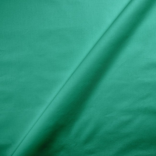 Tissu en coton - Sapin de Noël vert uni