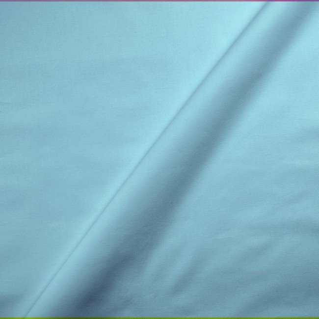 Tissu en coton - Turqouise clair uni