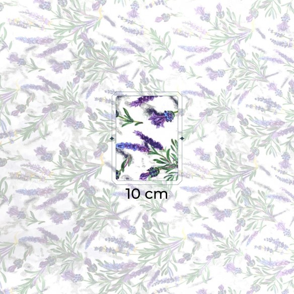 Tissu en coton - lavande, violet