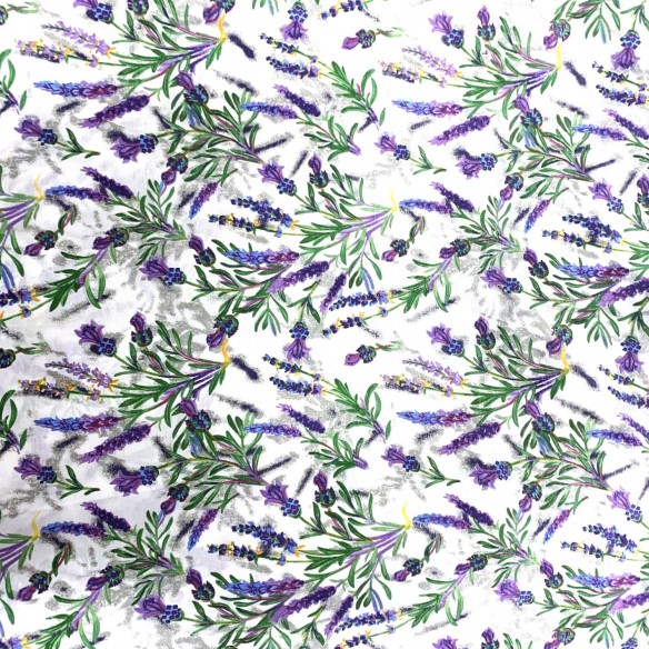 Tissu en coton - lavande, violet