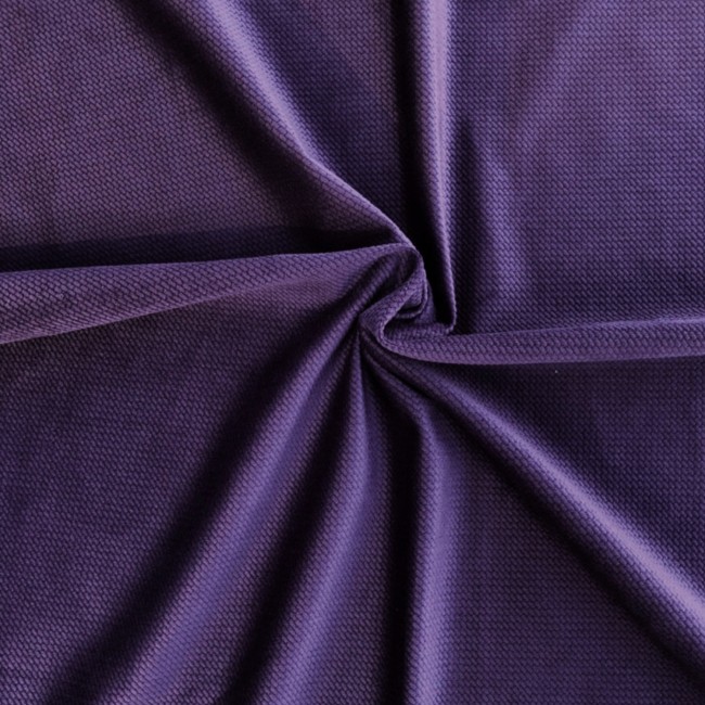 Tissu Velvet - Violet foncé