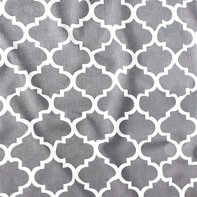 Tissu en coton - Maroc gris