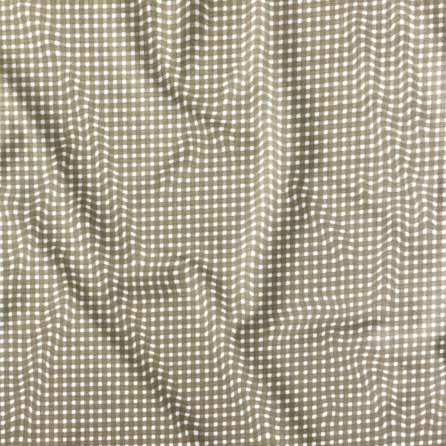 Tissu en coton - Col roulé beige