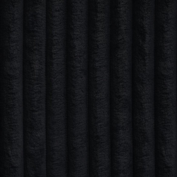 Tissu d'ameublement TILIA Velours - Noir