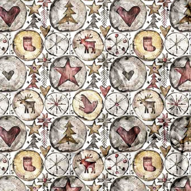 Tissu de Noël imperméable - Oxford - 50381