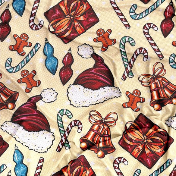 Tissu de Noël imperméable - Oxford - 50490