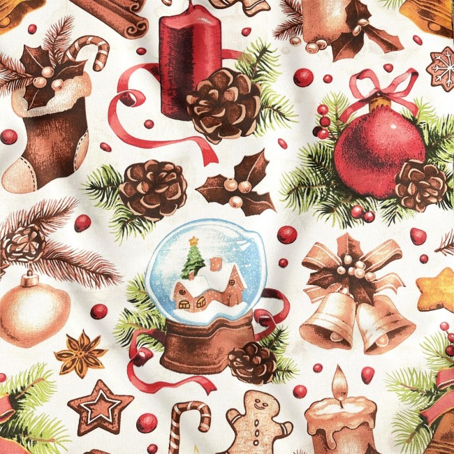 Tissu Coton - Déco Noël