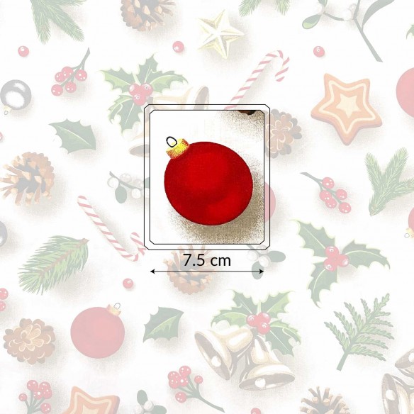 Tissu en coton - Gadgets pour sapins de Noël