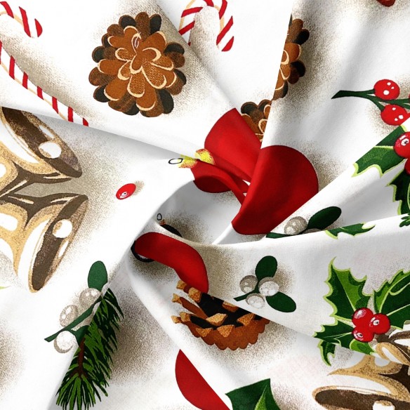 Tissu en coton - Gadgets pour sapins de Noël
