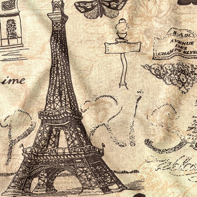 Tissu en coton - Paris