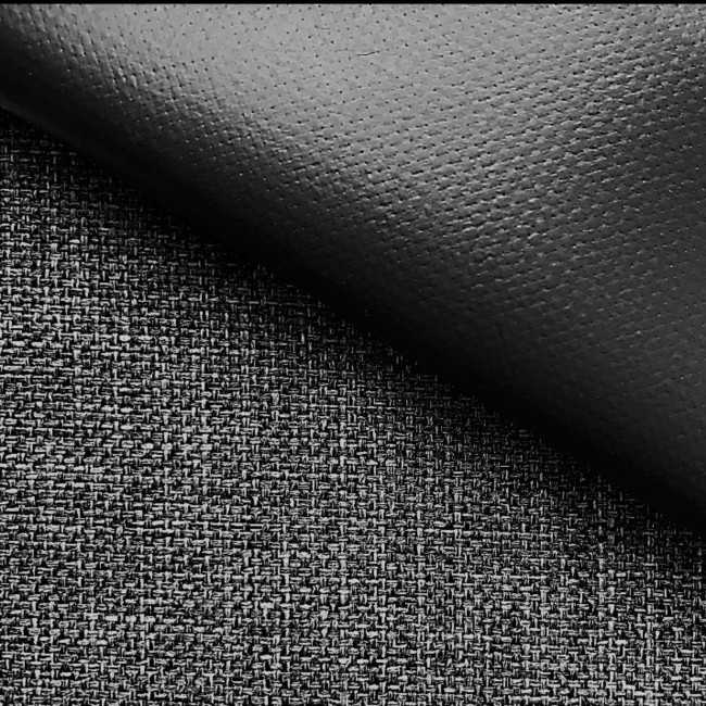 Tissu imperméable Codura bicolore 600D - Noir