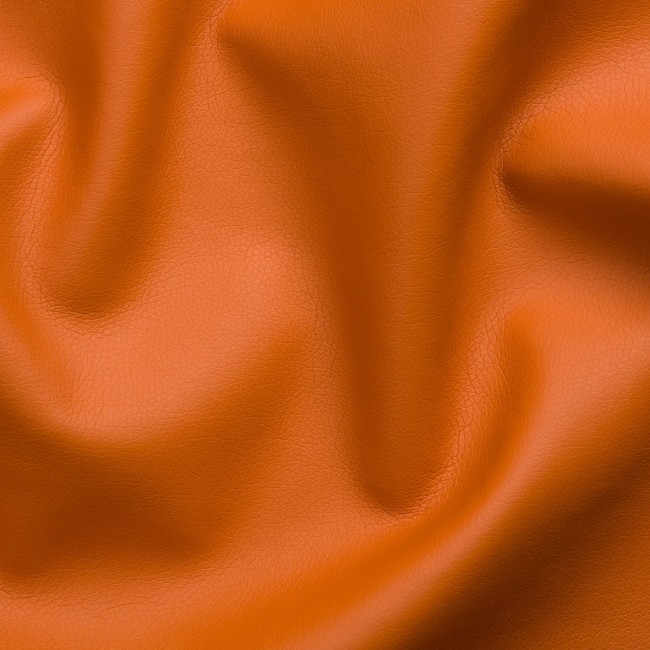 Tissu d'ameublement CUIR ÉCO - Orange
