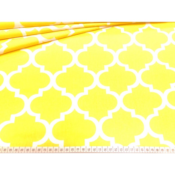 Tissu en coton - Maroc jaune