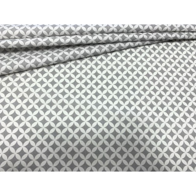 Tissu en coton - Petit maroc gris