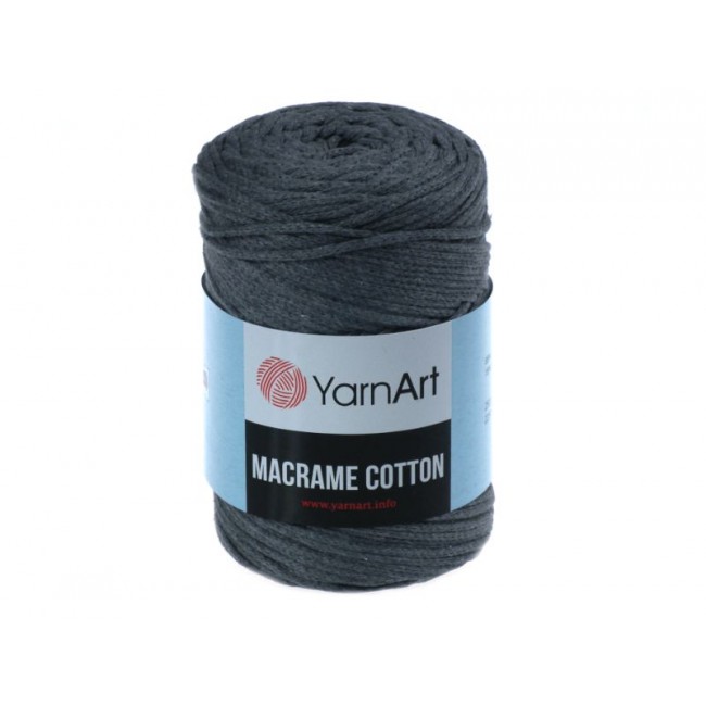 YarnArt Macrame Cotton 2 mm 225m - Gris foncé 775