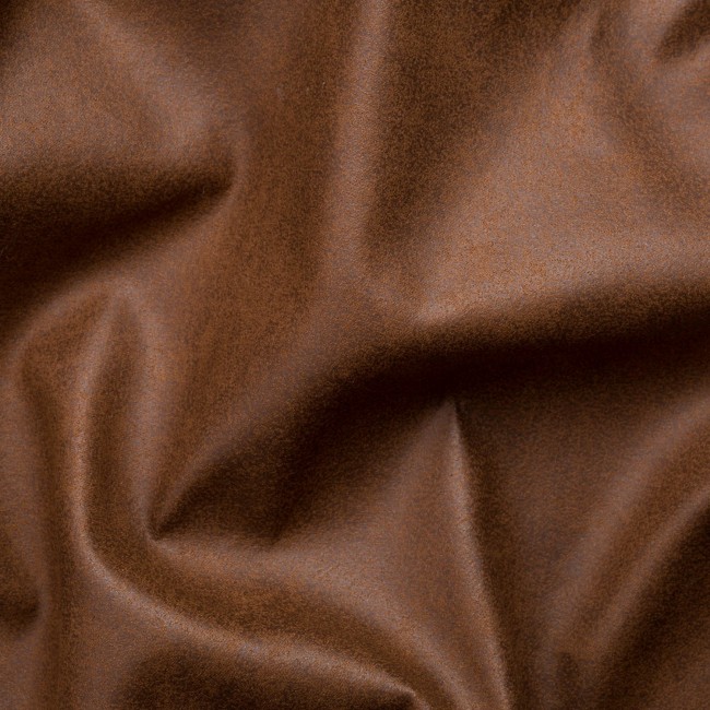 Tissu d'ameublement IMITATION DU CUIR ATLANTA - Chocolat