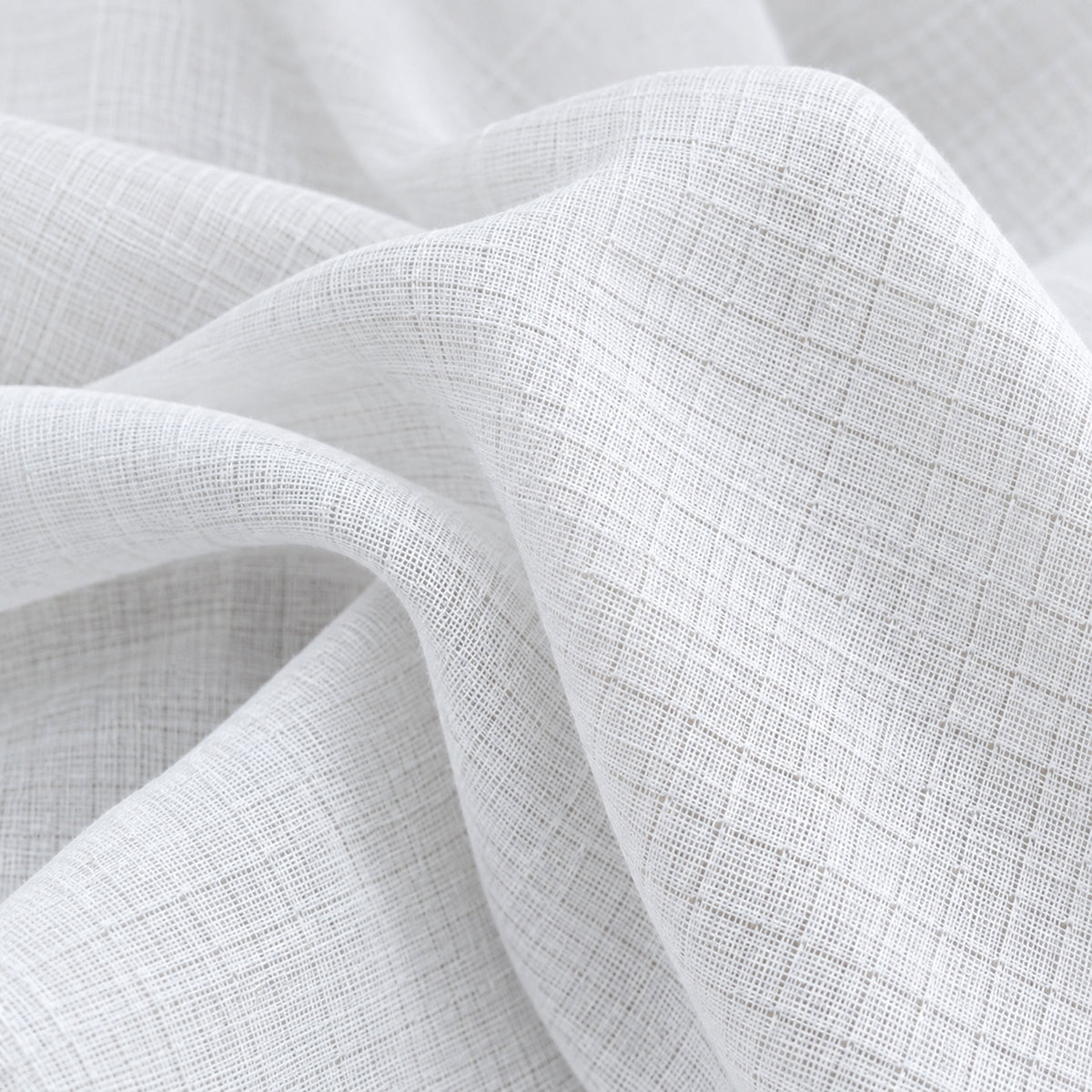 Tissu lange en gaze de coton 100% coton - blanc