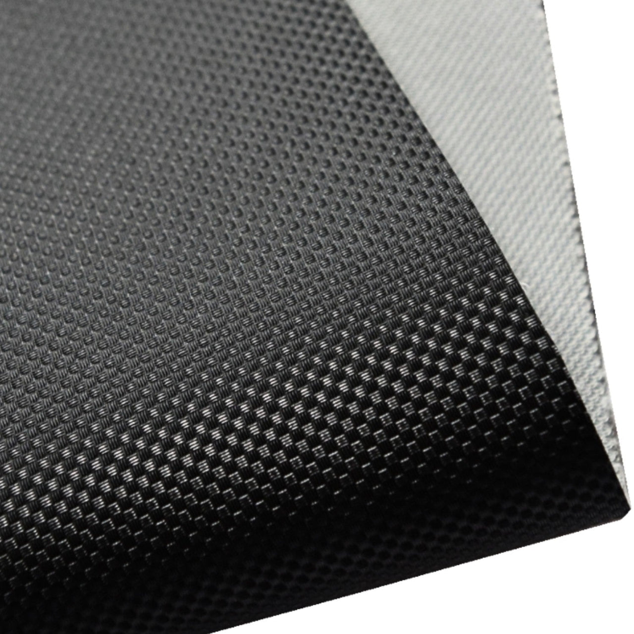 Carbon UV Eco Leather - Automotive, Upholstery, Outdoor - Black