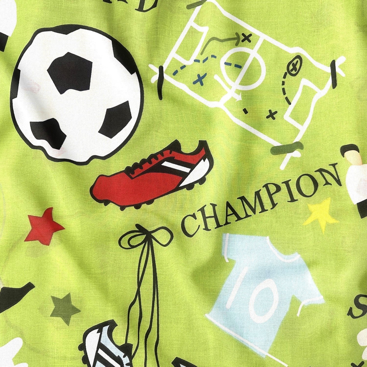 Cotton Fabric - Ball and Field