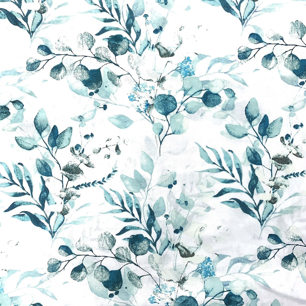 Cotton Fabric - Blue Eucalyptus