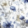 Tissu en coton - Hibiscus bleu