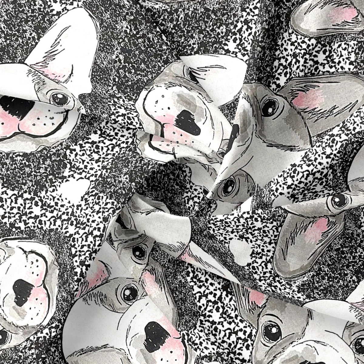 Cotton Fabric - Bulldog