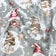 Tissu en coton - Lutins de Noël rouges