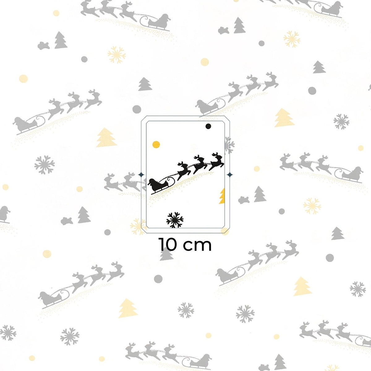 Cotton Fabric - Christmas journey