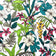 Tissu en coton - Botanique colorée, blanc