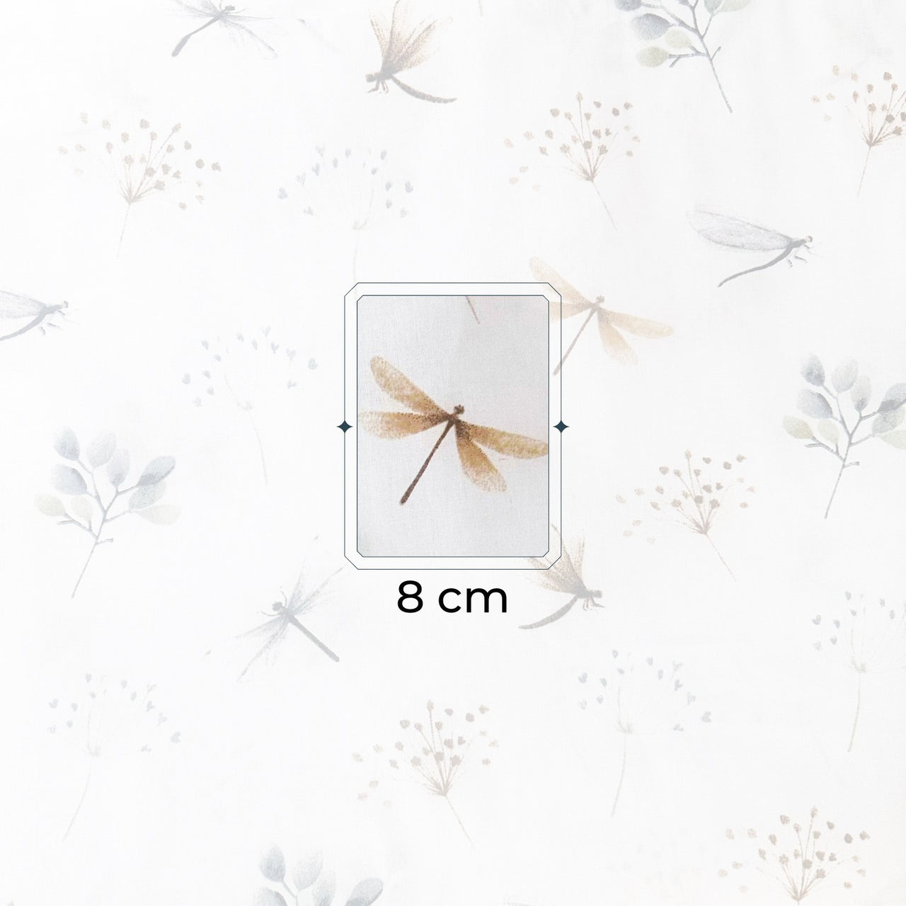 Cotton Fabric - Dragonfly