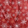 Tissu en coton - Flocons de neige dorés et blancs
