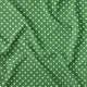 Tissu en coton - Pois verts 4 mm